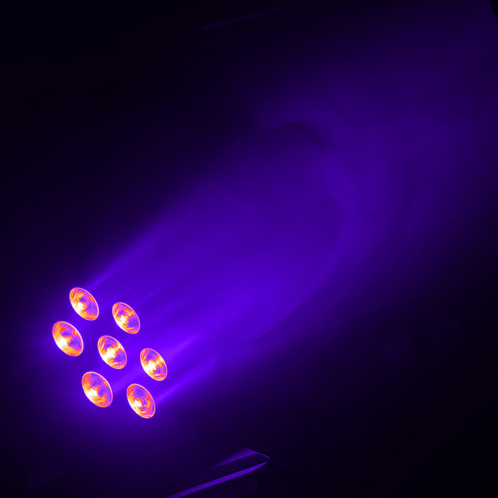 Par Slim 7 Leds de 15W 6-en-1