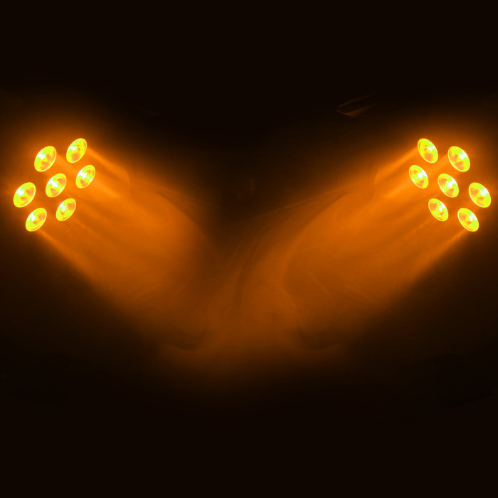 Par Slim 7 Leds de 15W 6-en-1