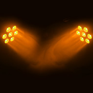 Par Slim 7 Leds de 15W 6-en-1