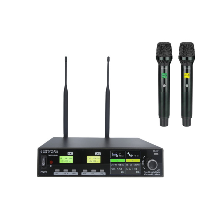 Double Micro Main UHF Demi-Rack - True Diversity Serie