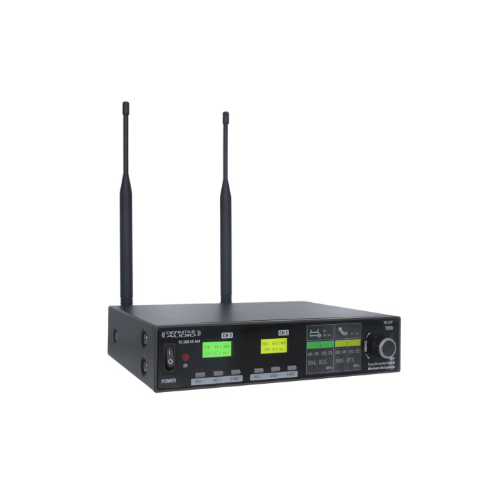 Double Micro Main UHF Demi-Rack - True Diversity Serie