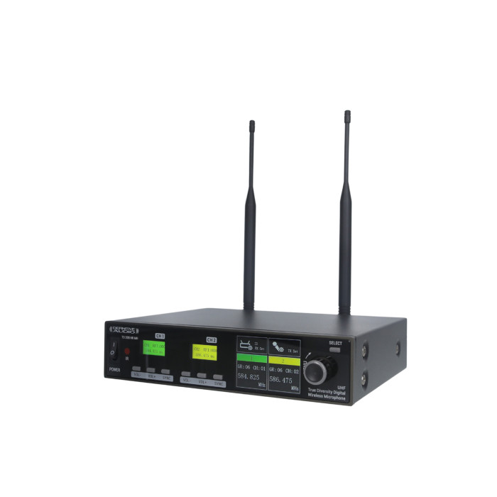 Double Micro Main UHF Demi-Rack - True Diversity Serie