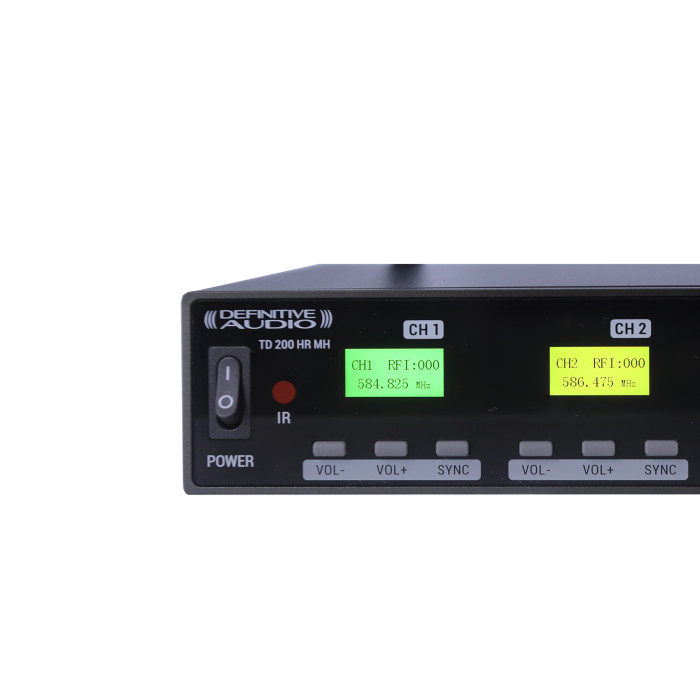 Double Micro Main UHF Demi-Rack - True Diversity Serie