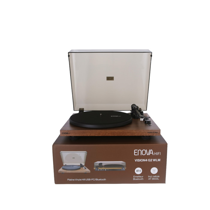Platine vinyle hifi USB/Bluetooth - Finition Bois Mat