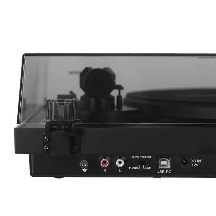 Platine vinyle hifi USB/Bluetooth - Finition Noir Mat