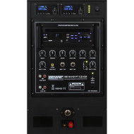 Sono Portable Lecteur CD MP3/SD/USB/DIVX/Bluetooth + 2 Micros Main et 2 Serre-Tête UHF