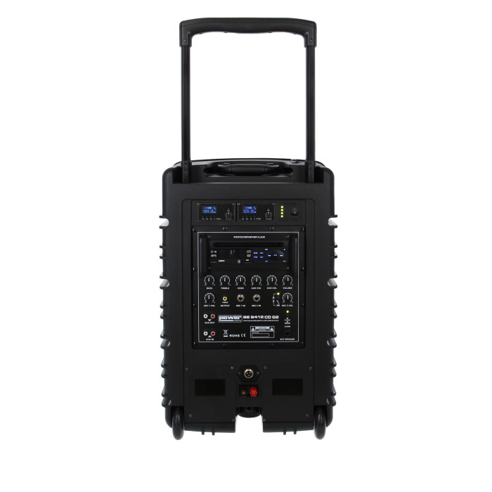 Portable Lecteur CD MP3/SD/USB/DIVX/Bluetooth + 2 Micros Main UHF