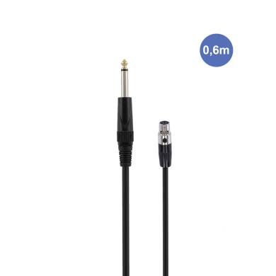 Câble Mini XLR Femelle 4PIN / Jack Mono - 0,6m