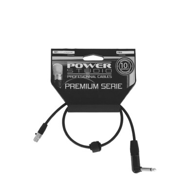 Câble Mini XLR Femelle 4PIN / Jack Mono Coudé - 0,6m