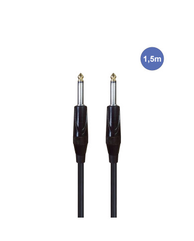 Câble 1,5m - JACK MONO Mâle - JACK MONO Mâle