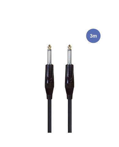 Câble 3m - JACK MONO Mâle - JACK MONO Mâle