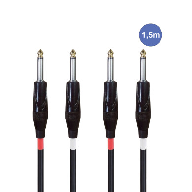 Câble 1,5m - JACK MONO Mâle
