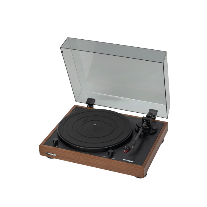 Platine Vinyle Semi-Automatique Avec 2M RED - Finition Bois De Chêne