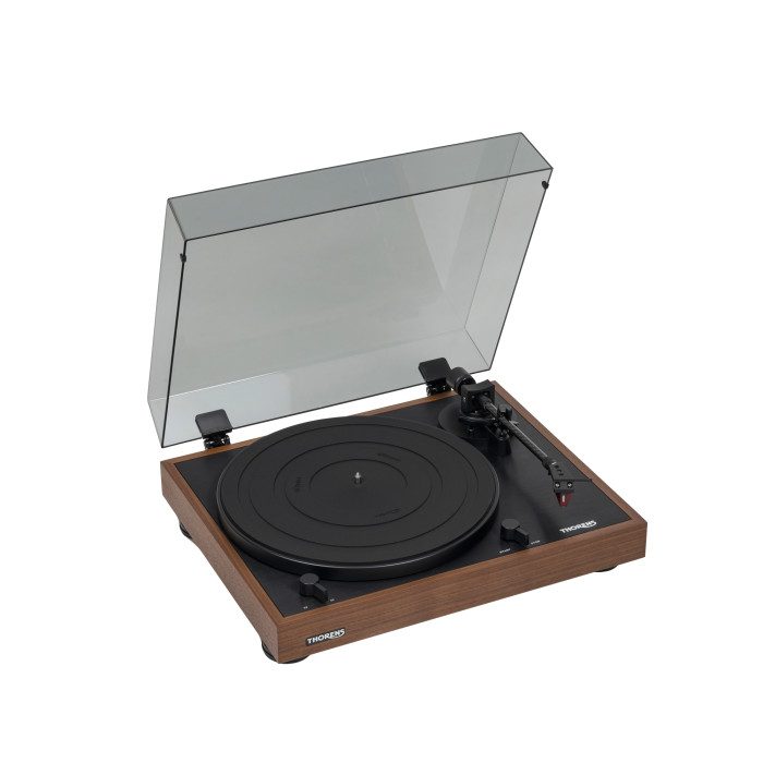 Platine Vinyle Semi-Automatique Avec 2M RED - Finition Bois De Chêne