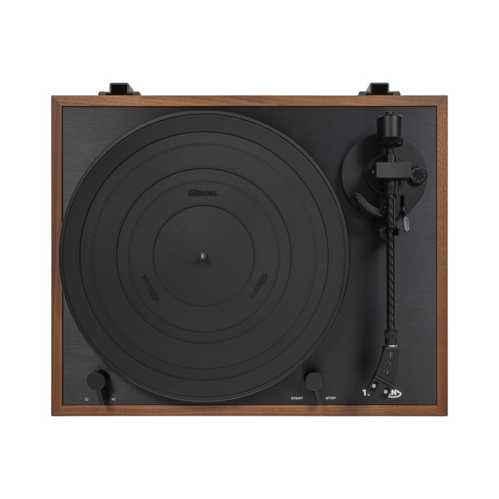 Platine Vinyle Semi-Automatique Avec 2M RED - Finition Bois De Chêne
