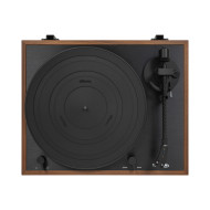 Platine Vinyle Semi-Automatique Avec 2M RED - Finition Bois De Chêne