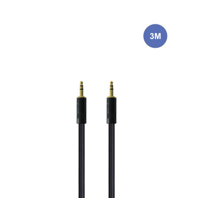 Câble 3m - MINI JACK STEREO Mâle - MINI JACK STEREO Mâle