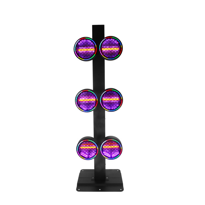 Projecteur Multi-Par Led Retro