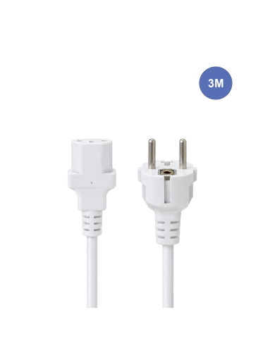 Câble 3m - SHUCKO Femelle - Prise électrique