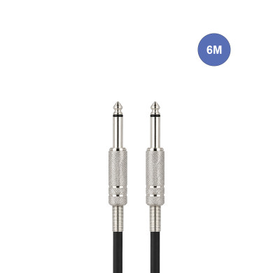 Câble 6m - JACK MONO Mâle - JACK MONO Mâle