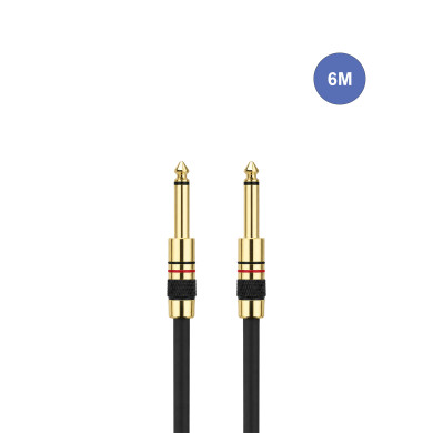 Câble 6m - JACK MONO Mâle - JACK MONO Mâle