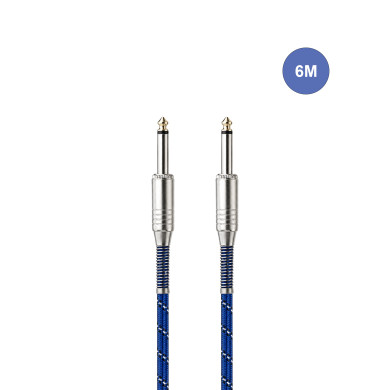 Câble 6m - JACK MONO Mâle - JACK MONO Mâle