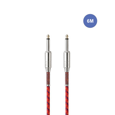 Câble 6m - JACK MONO Mâle - JACK MONO Mâle