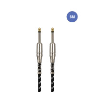 Câble 6m - JACK MONO Mâle - JACK MONO Mâle
