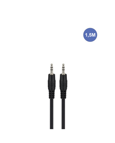 Câble 1,5m - MINI JACK STEREO Mâle - MINI JACK STEREO Mâle