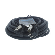 Câble d'alimentation 10m - XLR 3 PIN Mâle - XLR 3 PIN Femelle