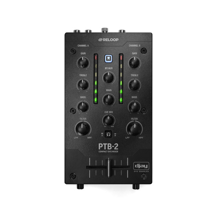 Mixeur DJ portable 2+1 canaux avec DVS et Bluetooth