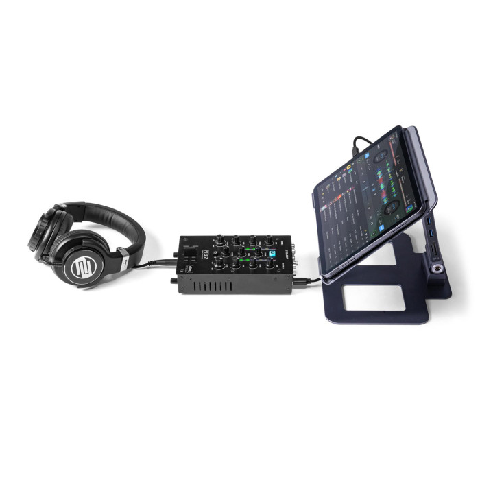 Mixeur DJ portable 2+1 canaux avec DVS et Bluetooth