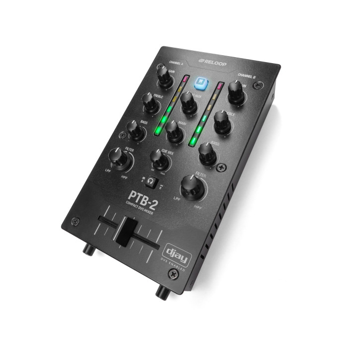 Mixeur DJ portable 2+1 canaux avec DVS et Bluetooth