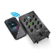 Mixeur DJ portable 2+1 canaux avec DVS et Bluetooth