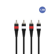 Câble 1,5m - RCA Mâle - RCA Mâle