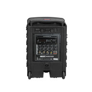 Sono Portable CD MP3+USB+Bluetooth+DIVX + 2 Micros main UHF + 2 Micros serre-tête