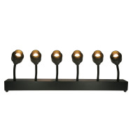 Barre 6 Spots De 15W Blanc Chaud