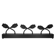 Barre 6 Spots De 15W Blanc Chaud