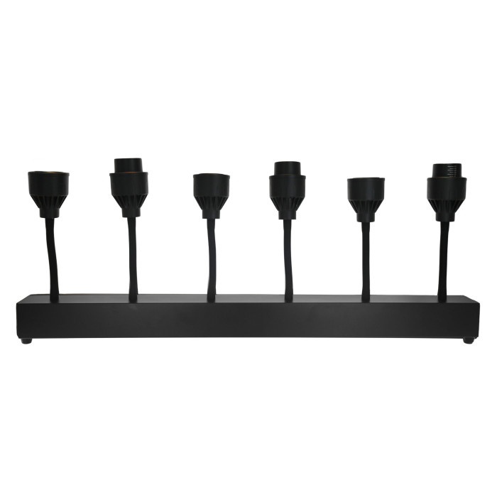Barre 6 Spots De 15W Blanc Chaud