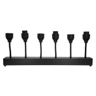 Barre 6 Spots De 15W Blanc Chaud