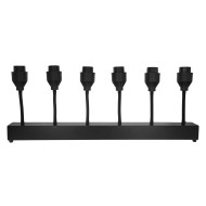 Barre 6 Spots De 15W Blanc Chaud
