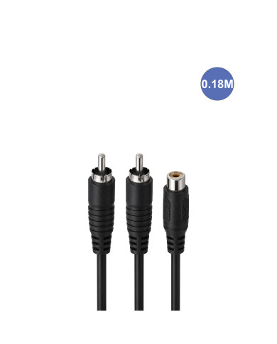 2 Rca Male/ 1 Rca Femelle 0.18m