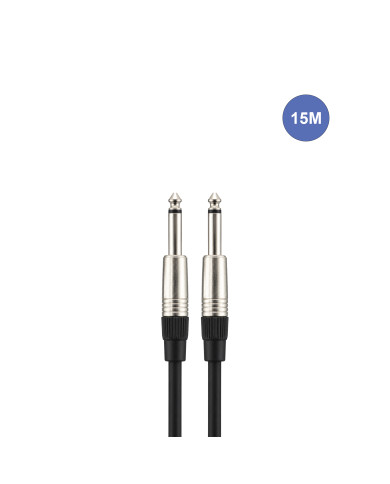 Câble 15m - JACK MONO Mâle - JACK MONO Mâle