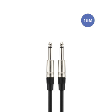 Câble 15m - JACK MONO Mâle - JACK MONO Mâle
