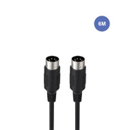 Câble 6m - MIDI DIN 5 PIN Mâle - MIDI DIN 5 PIN Mâle