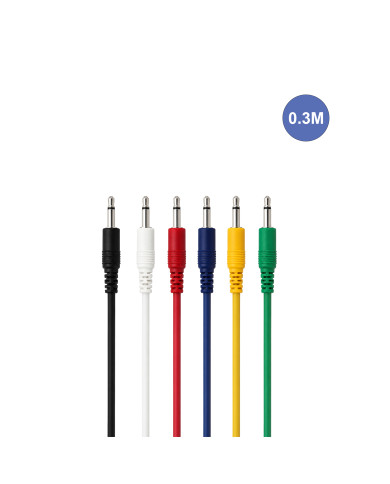Câble 0,3m - MINI JACK MONO Mâle - MINI JACK MONO Mâle