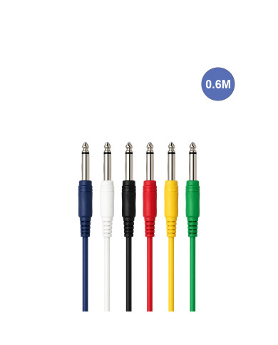 Câble 0,6m - JACK MONO Mâle - JACK MONO Mâle