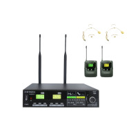 Double Micro Serre Tête UHF Demi-Rack - True Diversity Serie