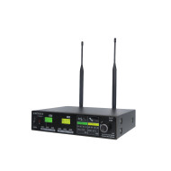 Double Micro Serre Tête UHF Demi-Rack - True Diversity Serie