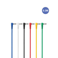 Câble 0,3m - JACK COUDE MONO Mâle - JACK COUDE MONO Mâle